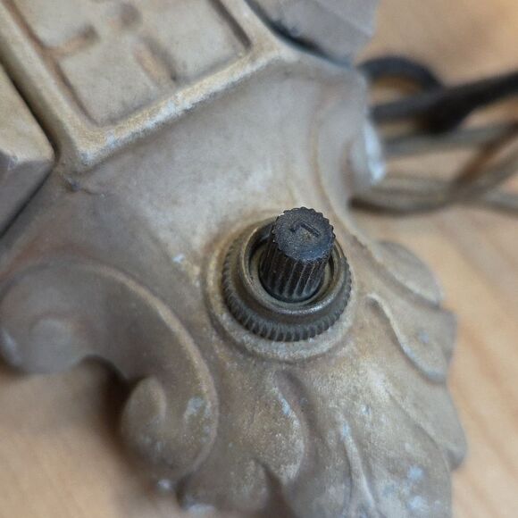 Set of 2 Art Deco Polychrome Aluminum Wall Sconces Double Candle 10" - Picture 13 of 13